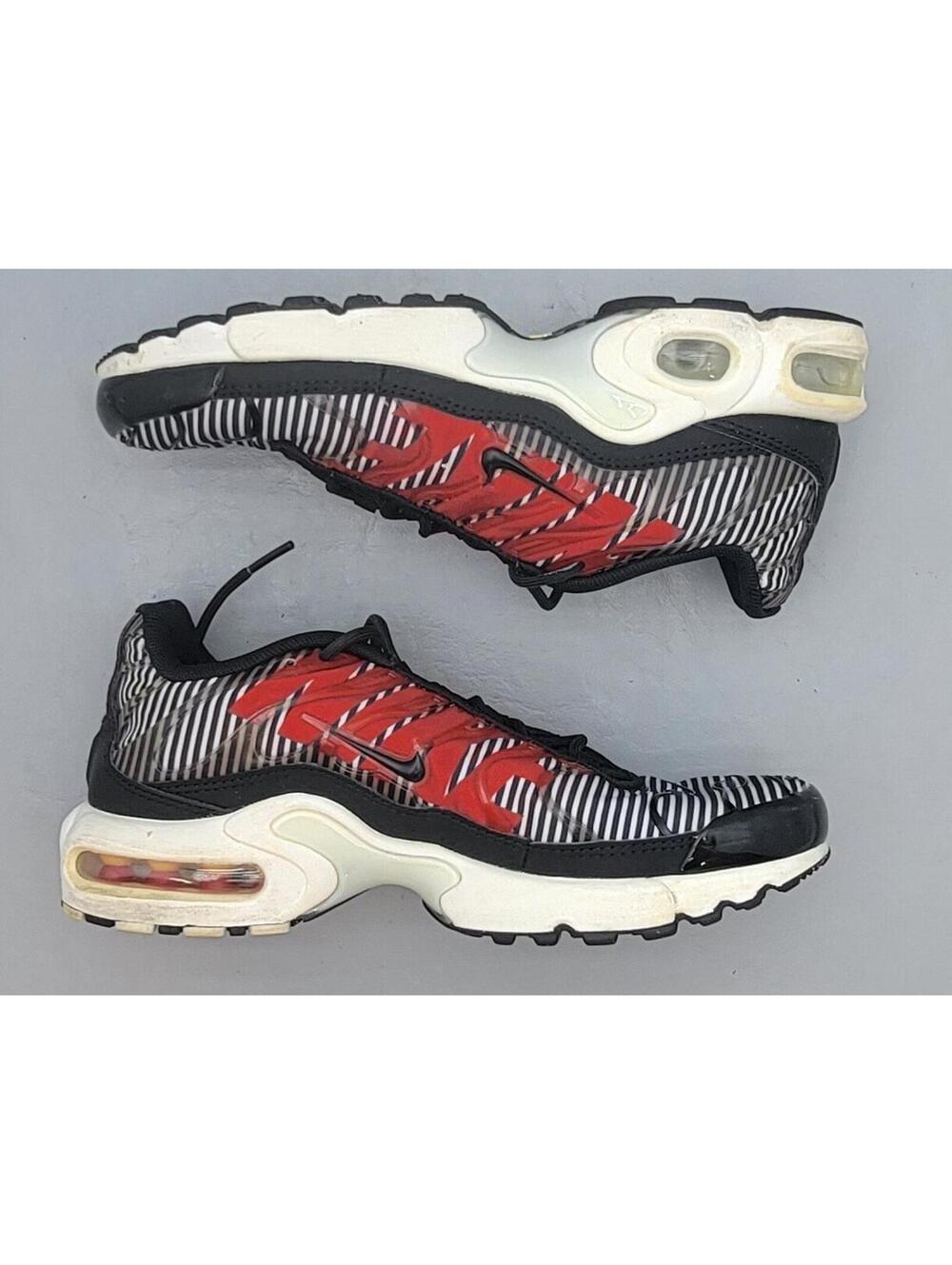 Nike Air Max 97 GS Zebra Red Black Youth Size 5.5Y Sneakers AV4151-100